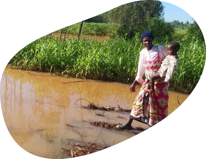 Displaced Family During The Floods